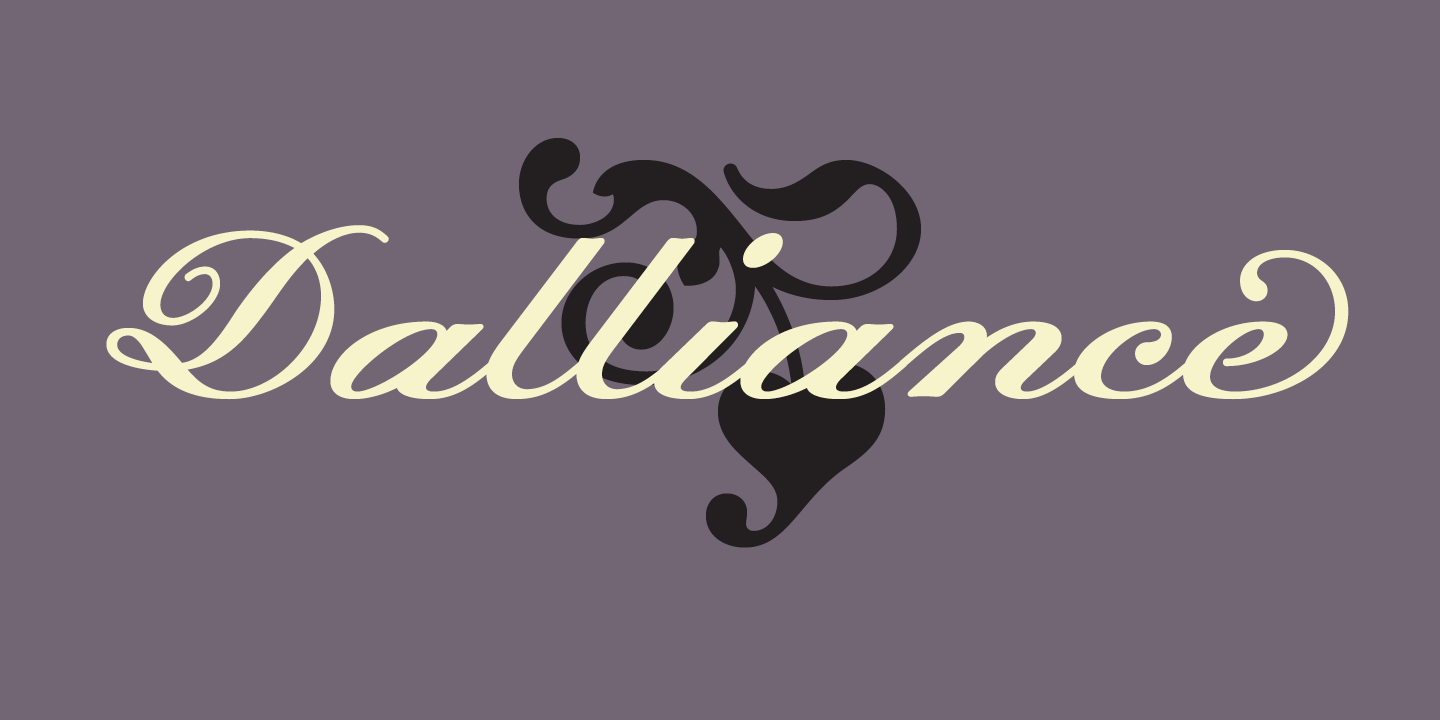 Download Dalliance Font Free - Unique Decorative Typeface